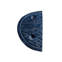 Černý plastový koncový zpomalovací práh SB90 - délka 33 cm, šířka 17 cm, výška 4 cm