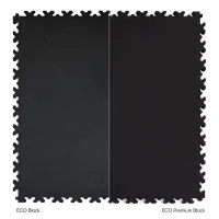 Černá plastová (PVC) zátěžová dlažba Fortelock Industry ECO Premium (diamant) - délka 51 cm, šířka 51 cm, výška 0,7 cm