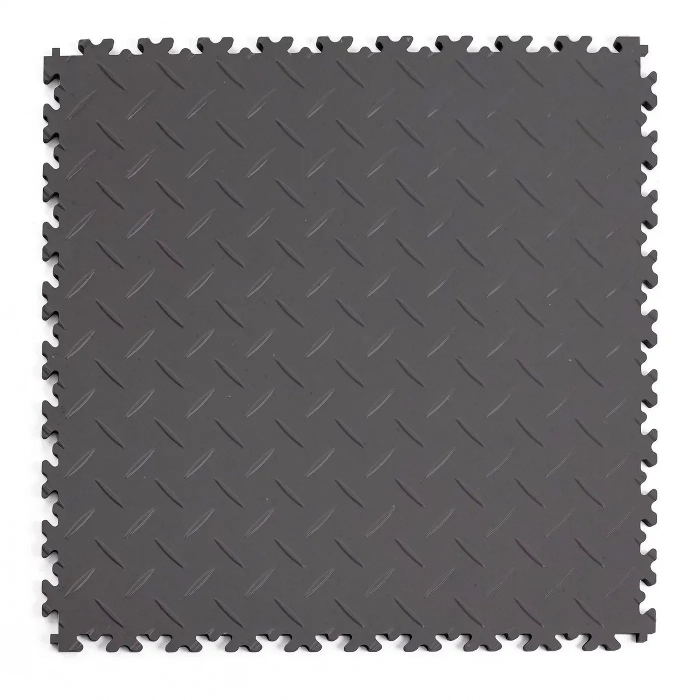 Grafitová plastová (PVC) zátěžová dlažba Fortelock Industry ECO Premium (diamant) - délka 51 cm, šířka 51 cm, výška 0,7 cm