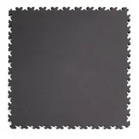 Grafitová plastová (PVC) zátěžová dlažba Fortelock Industry ECO Premium (kůže) - délka 51 cm, šířka 51 cm, výška 0,7 cm