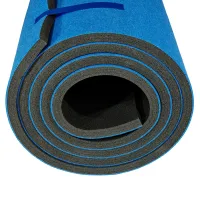 Modrý gymnastický koberec bez lamel FLOMA NoSlits - délka 12 m, šířka 200 cm, výška 2,5 cm