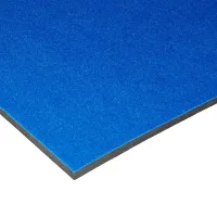 Modrý gymnastický koberec bez lamel FLOMA NoSlits - délka 10 m, šířka 200 cm, výška 2,5 cm