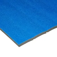 Modrý gymnastický koberec bez lamel FLOMA NoSlits - délka 800 cm, šířka 200 cm, výška 1,5 cm