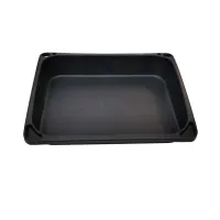 Černý plastový sadbovač bez krytu GT41 - délka 57,6 cm, šířka 45,6 cm, výška 11 cm Černý plastový sadbovač bez krytu GT41 - délka 57,6 cm, šířka 45,6 cm, výška 11 cm