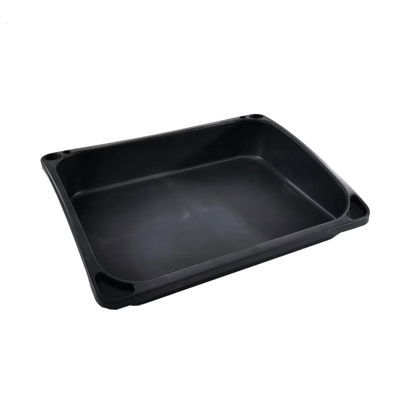 Černý plastový sadbovač bez krytu GT41 - délka 57,6 cm, šířka 45,6 cm, výška 11 cm
