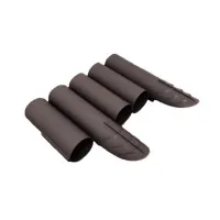 Hnědý plastový zahradní obrubník GC35 - délka 235 cm, výška 25 cm