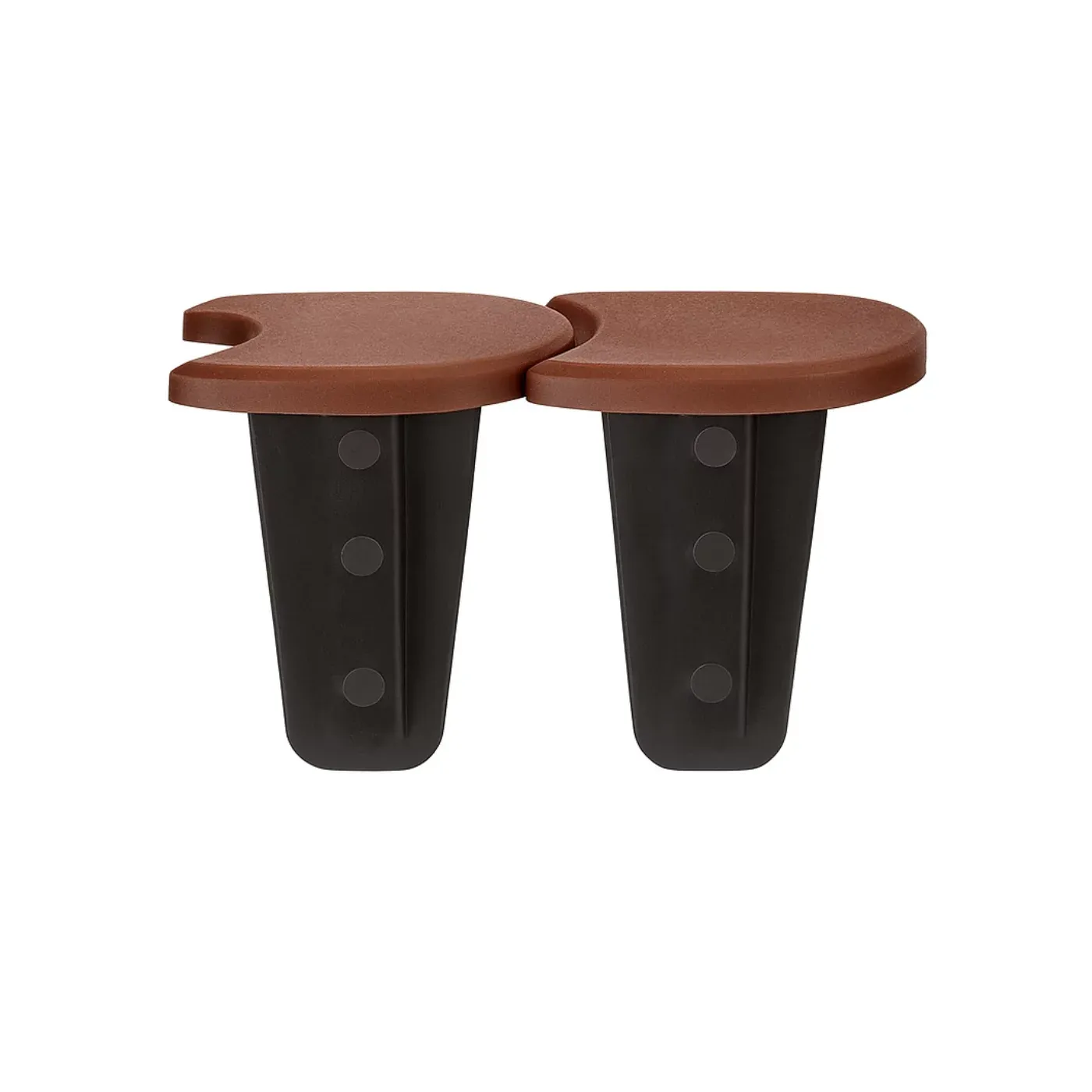 Hnědý plastový zahradní obrubník GC80 - délka 383,4 cm, výška 11,5 cm