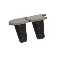 Šedý plastový zahradní obrubník GC80 - délka 383,4 cm, výška 11,5 cm