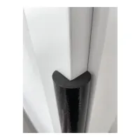 Černá pěnová ochrana rohů zdí, stěn "typ A" - průměr 4 cm, délka 100 cm