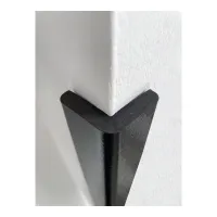 Černá pěnová ochrana rohů zdí, stěn Typ H - délka 100 cm, šířka 4,7 x 4,7 cm, tloušťka 1,2 cm