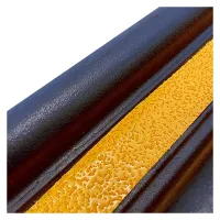 Černo-žlutá gumová nástěnná ochrana zdí, stěn - délka 100 cm, šířka 15 cm, tloušťka 3 cm