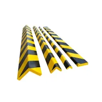 Černo-žlutá pěnová magnetická ochrana zdí, stěn typ PC - délka 100 cm, šířka 5 cm, výška 1 cm