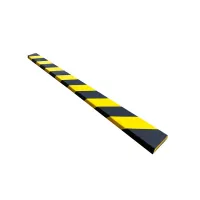 Černo-žlutá pěnová magnetická ochrana zdí, stěn typ PC - délka 100 cm, šířka 5 cm, výška 1 cm