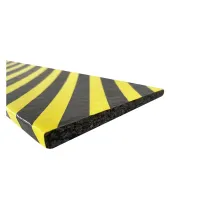 Černo-žlutá pěnová ochrana zdí, stěn PI-PD - délka 50 cm, šířka 15 cm