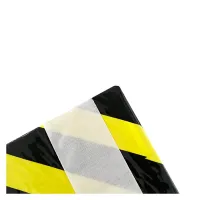 Černo-žlutá pěnová ochrana zdí, stěn PI-PL - délka 30 cm, šířka 30 cm