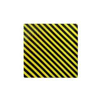 Černo-žlutá pěnová ochrana zdí, stěn PI-PL - délka 30 cm, šířka 30 cm