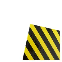 Černo-žlutá pěnová ochrana zdí, stěn PI-PL - délka 30 cm, šířka 30 cm