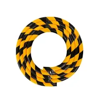 Černo-žlutá pěnová reflexní ochrana zdí, stěn "typ C" - délka 100 cm, šířka 4 cm, výška 3 cm