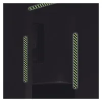 Černo-žlutá pěnová výstražná fotoluminiscenční ochrana rohů zdí, stěn typ AC - délka 100 cm, šířka 4,5 x 4,5 cm, tloušťka 1 cm