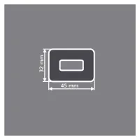 Černo-žlutá pěnová výstražná fotoluminiscenční ochrana zdí, stěn typ AC - délka 100 cm, výška 4,5 cm