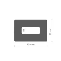 Černo-žlutá pěnová výstražná ochrana zdí, stěn PI-2 - délka 100 cm, šířka 4,3 cm, výška 3 cm