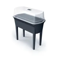 Černý plastový zahradní sadbovač GH76 - délka 77,5 cm, šířka 37,8 cm Černý plastový zahradní sadbovač GH76 - délka 77,5 cm, šířka 37,8 cm