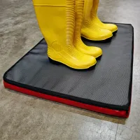 Dezinfekční rohož na boty, obuv, podrážky FLOMA SD70 - délka 60 cm, šířka 90 cm, výška 5 cm