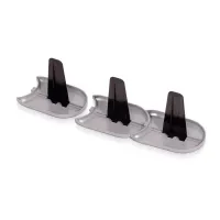 Šedý plastový zahradní obrubník GC45 - délka 382,7 cm, výška 11,5 cm