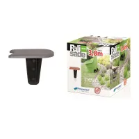 Šedý plastový zahradní obrubník GC45 - délka 382,7 cm, výška 11,5 cm