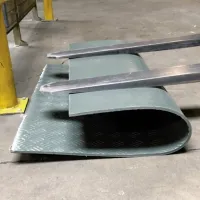 Černá plastová LDPE pojezdová deska bez rukojeti - délka 120 cm, šířka 120 cm, výška 1,15 cm