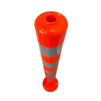 Plastový elastický parkovací sloupek - průměr 7,5 cm, výška 100 cm