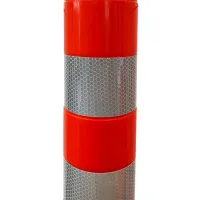 Plastový elastický parkovací sloupek - průměr 7,5 cm, výška 100 cm