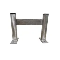 Kovová pozinkovaná škrabka na boty FLOMA SS20 - šířka 25 cm, výška 19 cm