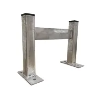 Kovová pozinkovaná škrabka na boty FLOMA SS20 - šířka 25 cm, výška 19 cm