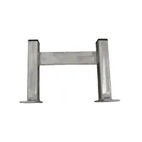 Kovová pozinkovaná škrabka na boty FLOMA SS20 - šířka 25 cm, výška 19 cm