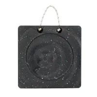 Stabilizační protiskluzová podložka pod patky podpěr strojů, manipulační, stavební techniky FLOMA FSB SL - délka 25 cm, šířka 25 cm, výška 3 cm