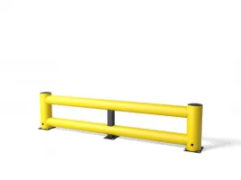 Žlutá bezpečnostní zábrana double TB 400 - délka 75 cm, výška 79 cm
