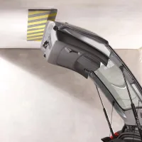 Černo-žlutá pěnová ochrana zdí, stěn (pás) - délka 100 cm, výška 15 cm, tloušťka 1 cm - 2 ks