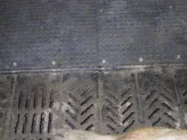 Plastová hladká interierová podlahová deska FLOMA RePVC T617 - délka 120 cm, šířka 80 cm, výška 1,2 cm