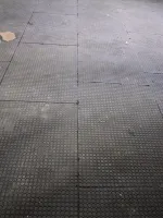 Plastová hladká interierová podlahová deska FLOMA RePVC T617 - délka 120 cm, šířka 80 cm, výška 1,2 cm