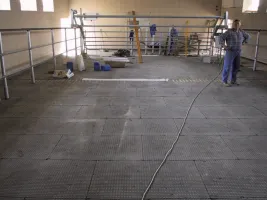 Plastová hladká interierová podlahová deska FLOMA RePVC T617 - délka 120 cm, šířka 80 cm, výška 1,2 cm