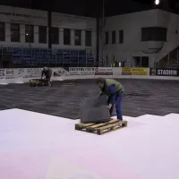 Plastová kuličková interierová podlahová deska FLOMA RePVC T624 - délka 120 cm, šířka 80 cm, výška 2,2 cm