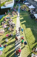 Plastová kuličková interierová podlahová deska FLOMA RePVC - délka 80 cm, šířka 60 cm, výška 2,2 cm