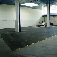 Plastová plná zesílená interierová podlahová deska FLOMA RePVC T609Z - délka 80 cm, šířka 60 cm, výška 2,2 cm