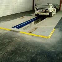 Plastová plná zesílená interierová podlahová deska FLOMA RePVC T609Z - délka 80 cm, šířka 60 cm, výška 2,2 cm