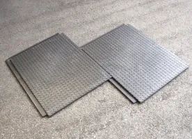 Plastová plná zesílená interierová podlahová deska FLOMA RePVC T609Z - délka 80 cm, šířka 60 cm, výška 2,2 cm