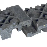 Plastová děrovaná podlahová deska FLOMA Paddock RePVC T613A - délka 120 cm, šířka 80 cm, výška 4,3 cm