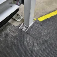 Plastová hladká kuličková puzzle podlahová deska FLOMA RePVC T621P - délka 116 cm, šířka 78 cm, výška 1,2 cm