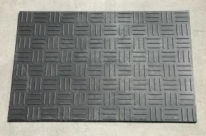 Plastová hladká stájová podlahová deska FLOMA RePVC T618 - délka 120 cm, šířka 80 cm, výška 1,2 cm