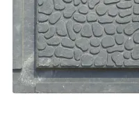 Plastová kamínková podlahová deska FLOMA RePVC T607 - délka 80 cm, šířka 60 cm, výška 2,2 cm